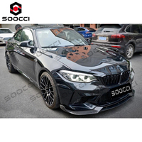 Alerón Delantero de Fibra de Carbono Seca TAKD, Divisor de Parachoques Delantero, Kit de Carrocería para BMW F87 M2 M2C 2016-2021