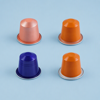 Capsules de café vides jetables personnalisées OEM, en gros, prix raisonnable, en aluminium scellable de haute qualité pour