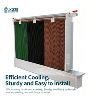 Système de refroidissement par évaporation haute efficacité résistant à la corrosion pour élevages avicoles, idéal pour poulets de chair, reproducteurs et poules pondeuses