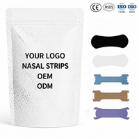 Bandes nasales OEM avec logo personnalisé, bande adhésive pour le nez extra résistante, anti-ronflement, bandes pour dormir pour une meilleure respiration, certifiées CE, MSDS, ISO13485