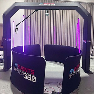 ตู้โชว์ภาพ360ตู้เซลฟี่เหนือศีรษะตู้วิดีโอพร้อมอุปกรณ์เสริมฟรี - Product Image 3