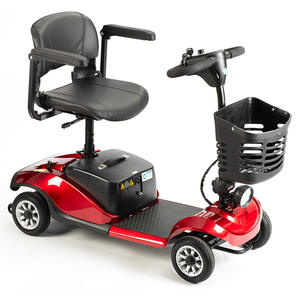 工場直販 サンプル対応 四輪 レッド 高齢者向け 電動カート ハンディキャップ シニアカー 12A 鉛蓄電池 - Product Image 2