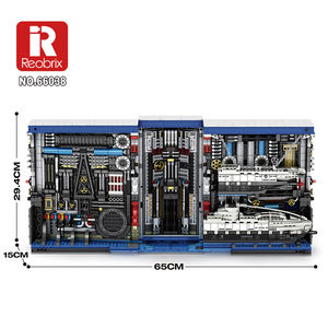 2024 Reobrix nouvelle version 66038 bibliothèque intergalactique étagère planète livre briques 3466 pièces blocs de construction ensembles Construction jouet - Product Image 6