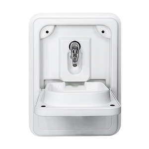 Évier mural pliable en acrylique pour <span class=keywords><strong>camping</strong></span>-<span class=keywords><strong>car</strong></span> avec <span class=keywords><strong>robinet</strong></span> d'eau chaude et froide pour <span class=keywords><strong>camping</strong></span>-<span class=keywords><strong>car</strong></span>, caravane, motorhome, remorque - Product Image 1
