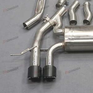 Valvetronic Exhaust Catback Performance Single Mid Pipe 304 Stainless Steel for Bmw G8x G80 G82 M3 M4 Exhaust - Product Image 4