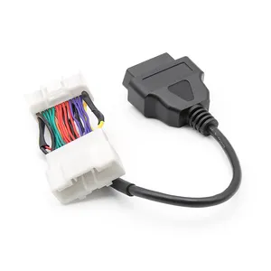 用于特斯拉汽车OBD至OBD2电缆连接器的热销OBDII电缆26pin替代特斯拉型号3的汽车OBD2接口