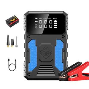 Factory Sale 37000mwh Multi-Function 12V Automotive Emergency Starting Portable Car Jump Start Battery With Air Compressor