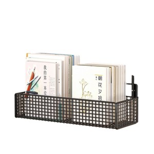 Office Desk <b>Storage</b> Rack Hanging <b>Basket</b> <b>Rectangle</b> Hook Type Organizer For Books And Office Supplies - Product Image 5