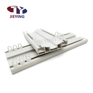Jieying, nuevos rieles dobles, plástico de alta calidad, <span class=keywords><strong>PVC</strong></span>, pista de cortina deslizante, rieles de cortina deslizantes para decoración del hogar - Product Image 2