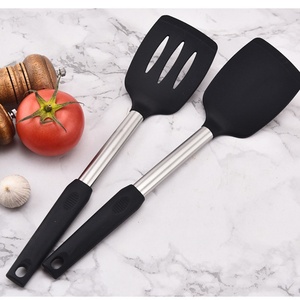 Non Stick <b>Silicone</b> Stainless Steel Spatula Set Accessories Essentials Kitchen Utensil Cook Set - Product Image 5