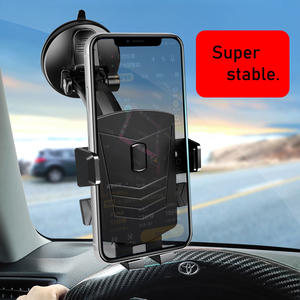 Support magnétique pour té<span class=keywords><strong>l</strong></span>éphone de voiture à hauteur réglable avec rotation à 360° °   Support à ventouse rotatif pour tableau de bord et pare-brise - Product Image 6