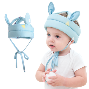 <span class=keywords><strong>Casque</strong></span> de sécurité pour tout-petits en coton de haute qualité, nouveau chapeau de protection pour apprendre à marcher avec coussin de tête pour utilisation au réfrigérateur et aux toilettes - Product Image 1