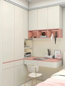 YALIG Camera da Letto <span class=keywords><strong>per</strong></span> Bambine in Legno Moderna e Carina, Personalizzabile con Scrivania e Armadi, Vendita Calda - Product Image 2