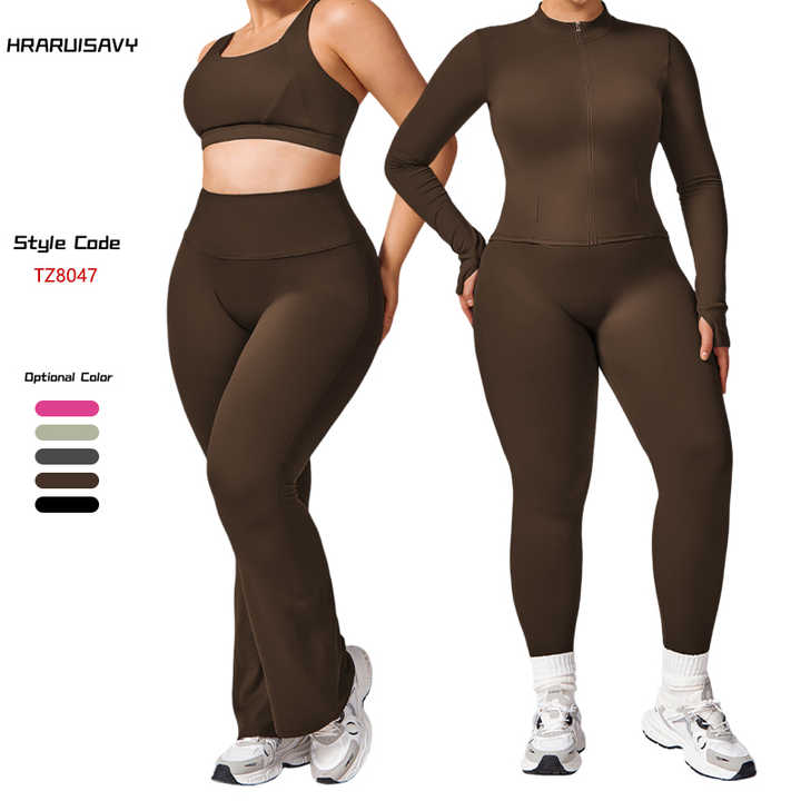 Plus Size Yoga Sets Workout Suits for Women