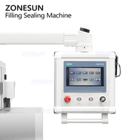 ZONESUN ZS-FS500K4 Máquina Automática VFFS Servo Multicarril Volumétrica para Llenado y Sellado de Sobres de Azúcar en Gránulos con Alimentación al Vacío