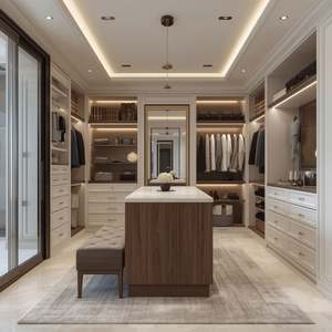 Armoire coulissante moderne de luxe du sol au plafond, placards modernes brillants, armoire modulaire pour chambre à coucher - Product Image 6