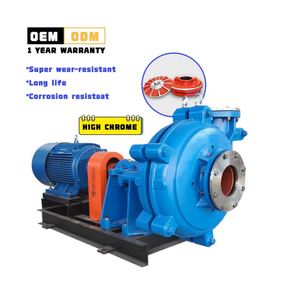 Pompe à boue électrique horizontale robuste en caoutchouc de 6 pouces haute pression pour l'extraction aurifère OEM - Product Image 6