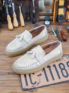 Mocasines de Cuero para Hombre, Modelo 2025, para Oficina, con Suela de Goma Suave, de Alta Gama, con Aumento de Altura - Product Image 2