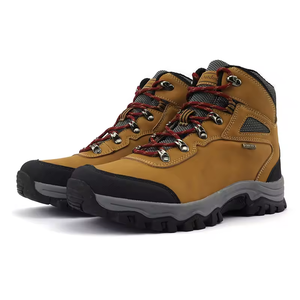 Bottes de randonnée synthétiques de style dernier cri 2025, chaussures de sport de haute qualité pour hommes, chaussures de plein air antidérapantes, doublure en cuir véritable - Product Image 4