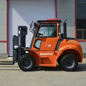 Shantui รถยกภูเขารถยกดีเซล3.5Ton รถยกดินขรุขระ - Product Image 5