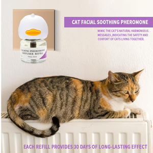 USMILEPET fabrika doğrudan sıvı difüzör kedi sakinleştirici feromon difüzör çatışmaları azaltmaya yardımcı olur kediler için anksiyete stres rahatlatmak - Product Image 3