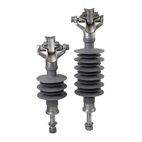 Isolateur de type broche pour ligne de transmission aérienne haute tension 33KV, matériau polymère composite, certifié IEC 61109, Chine