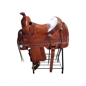 Soporte para Silla de Montar de Caballo BS International NA63 de Bambú y Cuero Estilo Inglés, Ecológico y Sostenible, de Acero Inoxidable SUS304 - Product Image 1