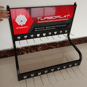 현대 친환경 금속 모바일 자동차 앞 유리 와이퍼 디스플레이 랙 앞 유리 와이퍼 광고를위한 교수형 스탠드 - Product Image 4