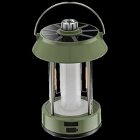 Lampe d'ambiance LED pour camping extérieur, en ABS, à intensité variable, effet ciel étoilé, portable, rechargeable, solaire, charge Type-C