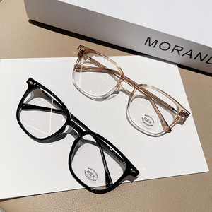 Monture de lunettes Qianai ovale en TR90 S2-30214, anti-lumière bleue, monture complète unisexe avec rivets carrés, fabriquée en Chine - Product Image 2
