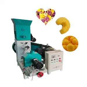 export model curry puff curly rice extruder machine cereal puffed food making machine