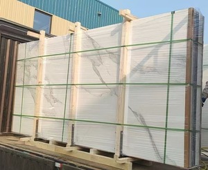 Nhà máy trực tiếp travertine trông thiêu kết đá slab 1600*3200*12 mét đá cẩm thạch trông Top truy cập cho nhà bếp phòng ăn phòng khách - Product Image 3