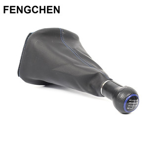 Poignée de levier de vitesses FENGCHEN en cuir, boîte de vitesses manuelle 6 vitesses pour Golf, style classique - Product Image 4