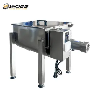 Small Horizontal Mix 80 Liter Industrial soap food dry powder heating Blender Powder Mixer Machine