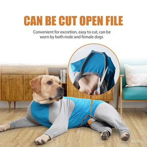 थोक पालतू वस्त्र कुत्ते के कपड़े विरोधी चार पैरों वाले डिजाइन लुभावनी सभी समावेशी घरेलू पहनने वाले कुत्ते जम्पसूट लोच कुत्ते जम्पसूट लोच कुत्ते - Product Image 3