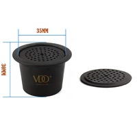 Ensemble de shisha électronique portable avec tuyaux de dosettes de bourgeons de Type libre et dosettes de narguilé de Shicha de charge en plastique de bol