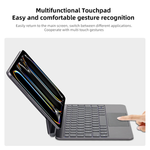 Ốp lưng từ tính cho <span class=keywords><strong>iPad</strong></span> thế hệ thứ 10, Air 11 inch, A16 M3 Pro 11, M4 Pro 12.9, 13 inch, hợp kim nhôm, kèm bàn phím Magic - Product Image 6