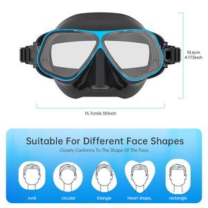 Gafas de Buceo DIDEEP de Silicona Líquida y Lentes de Vidrio Templado, Aptas para Diferentes Formas de Rostro - Product Image 2