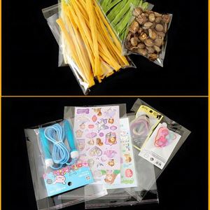 Resealable Transparent BOPP Cellophane <b>Bags</b> Self Adhesive Seal Custom Printed Logo <b>Recyclable</b> for Shoes Packaging - Product Image 6