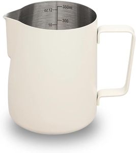 12oz Steaming Jug Stainless Steel Espresso Steaming Jug Internal Scale <strong>Milk</strong> Coffee Cappuccino Latte Art <strong>Barista</strong> - Product Image 1