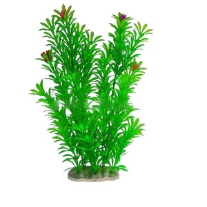 Ornement de fleur de lotus simulée, plante aquatique artificielle, 20 cm de long, 20 cm de haut, décoration d'aquarium écologique - Product Image 5