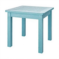 Vente directe d'usine, table d'appoint en plastique imperméable et résistante à la pluie, chaise de jardin en bois Adirondack
