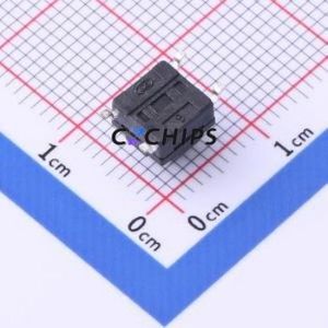 TS-KG10GS-BB65F Tactile Switch SMD-4P,6.2x6.2mm Switch Single Pole Single Throw Round Button 2.5N Vertical Mount - Product Image 2
