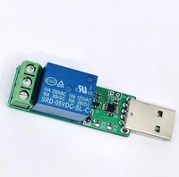 Module de relais USB 1 canal 5V LC-HID-1R-10A - Commutateur intelligent à commande PC Plug-and-Play pour ordinateurs/modules électroniques