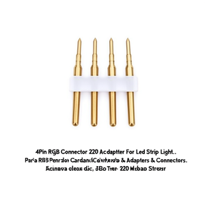 Connettore RGB a 4 pin, adattatore CA 220V per strisce LED - Product Image 2