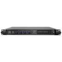 Amplificateur professionnel portable 4x1000W 1U multi-canaux classe D PFC avec boîtier métallique certifié CE ROHS 8/4 Ohm pour concert