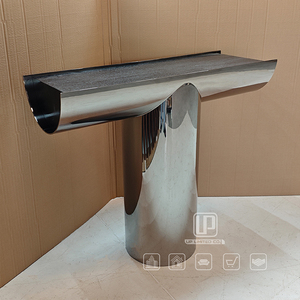 Unique Small <b>Silver</b> Stainless Steel Rectangle <b>Coffee</b> <b>Table</b> Modern Style Living Room <b>Coffee</b> <b>Table</b> - Product Image 5