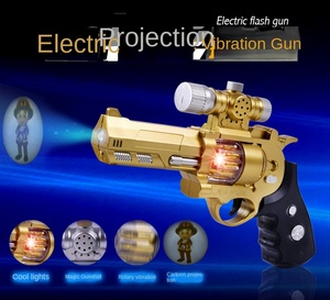 Nuova Pistola Giocattolo Elettrica per Bambini con Luci e Suoni, Proiezione e Vibrazione, in Plastica e Schiuma, Vendita all'Ingrosso - Product Image 6