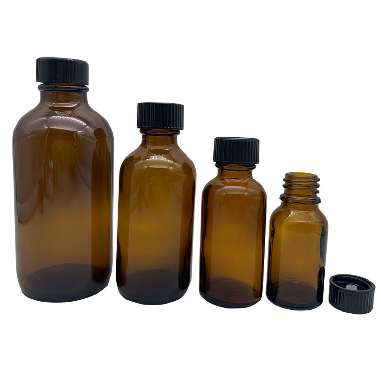 Recyclable 20ml 30ml Amber Glass Bottle With Dropper OEM ODM