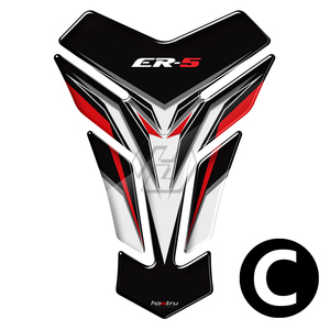 Autocollants de protection de réservoir de moto en résine 3D pour Kawasaki <span class=keywords><strong>ER5</strong></span> ER-5 - Product Image 4
